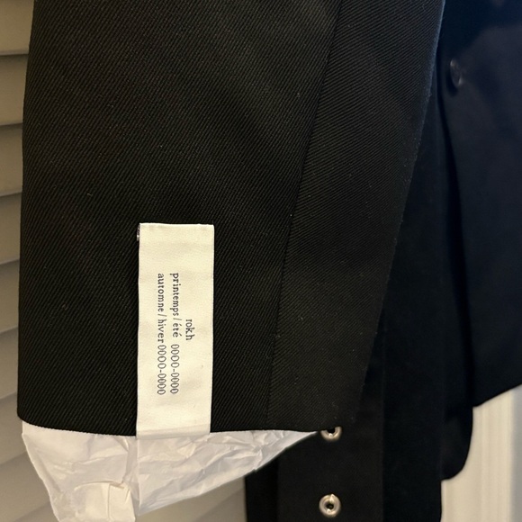 Industrial Chic Black Belted Blazer - Picture 7 of 9